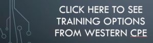 Click here to see training options from Western CPE Header