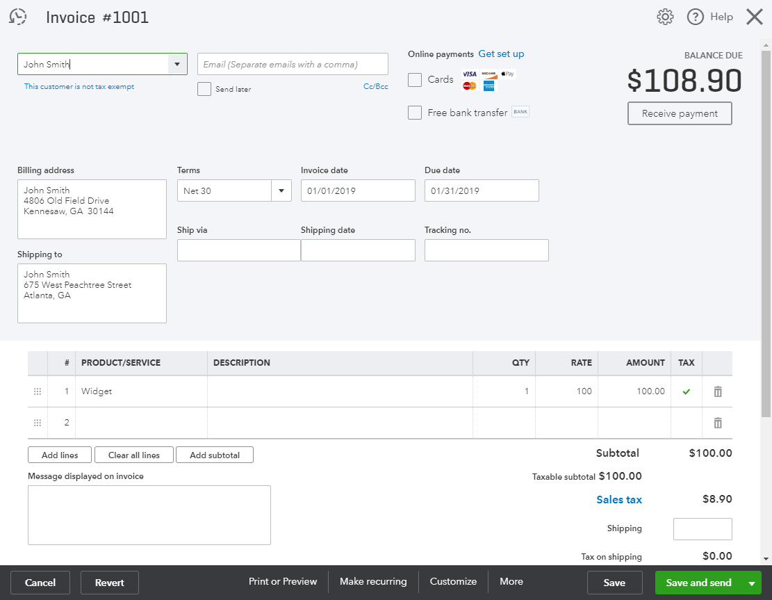 Automated Sales Tax in QuickBooks Online K2 Enterprises