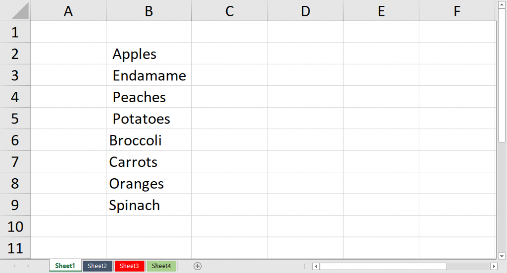 Dataset for TRIM Function