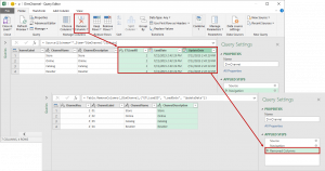 Using the Query Editor in Power Query to Transform Data