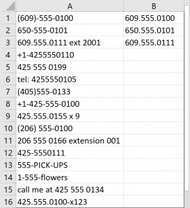 Data for Transform Data by Example