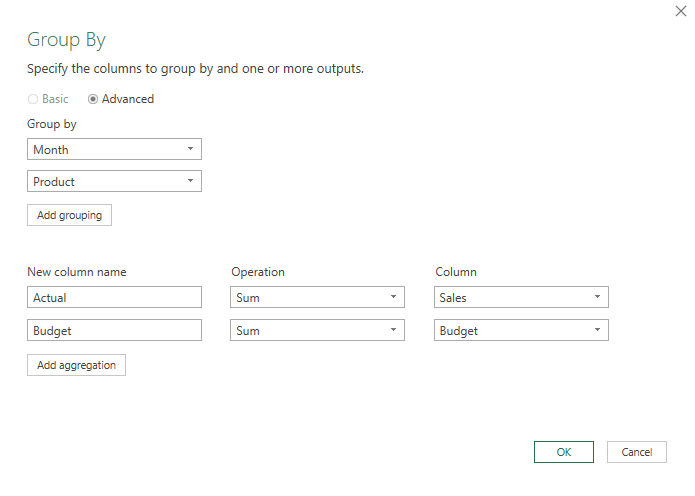 Grouping Data in Power Query