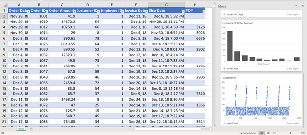 Working With Ideas In Excel