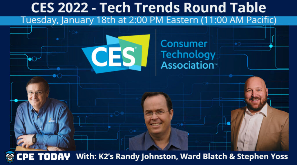 CES 2022 Tech Trends Round Table Twitter Banner