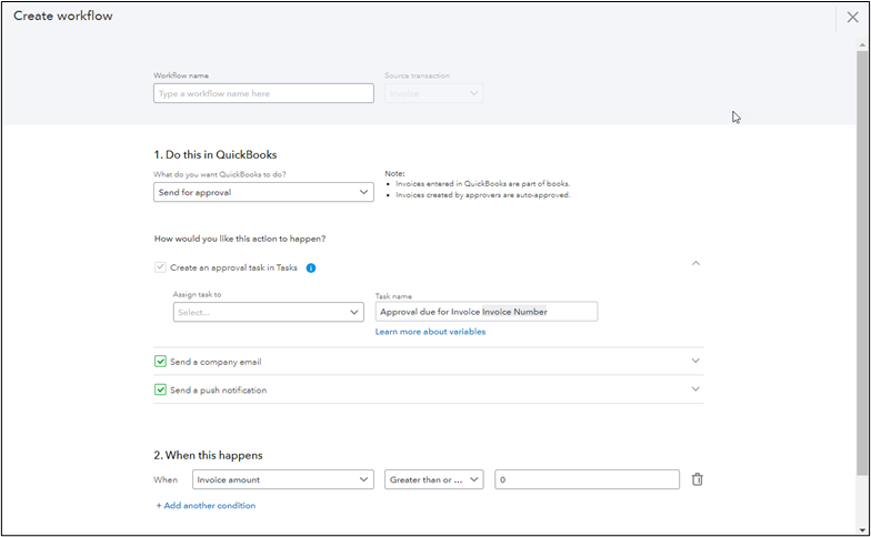 QBO Templated Workflow